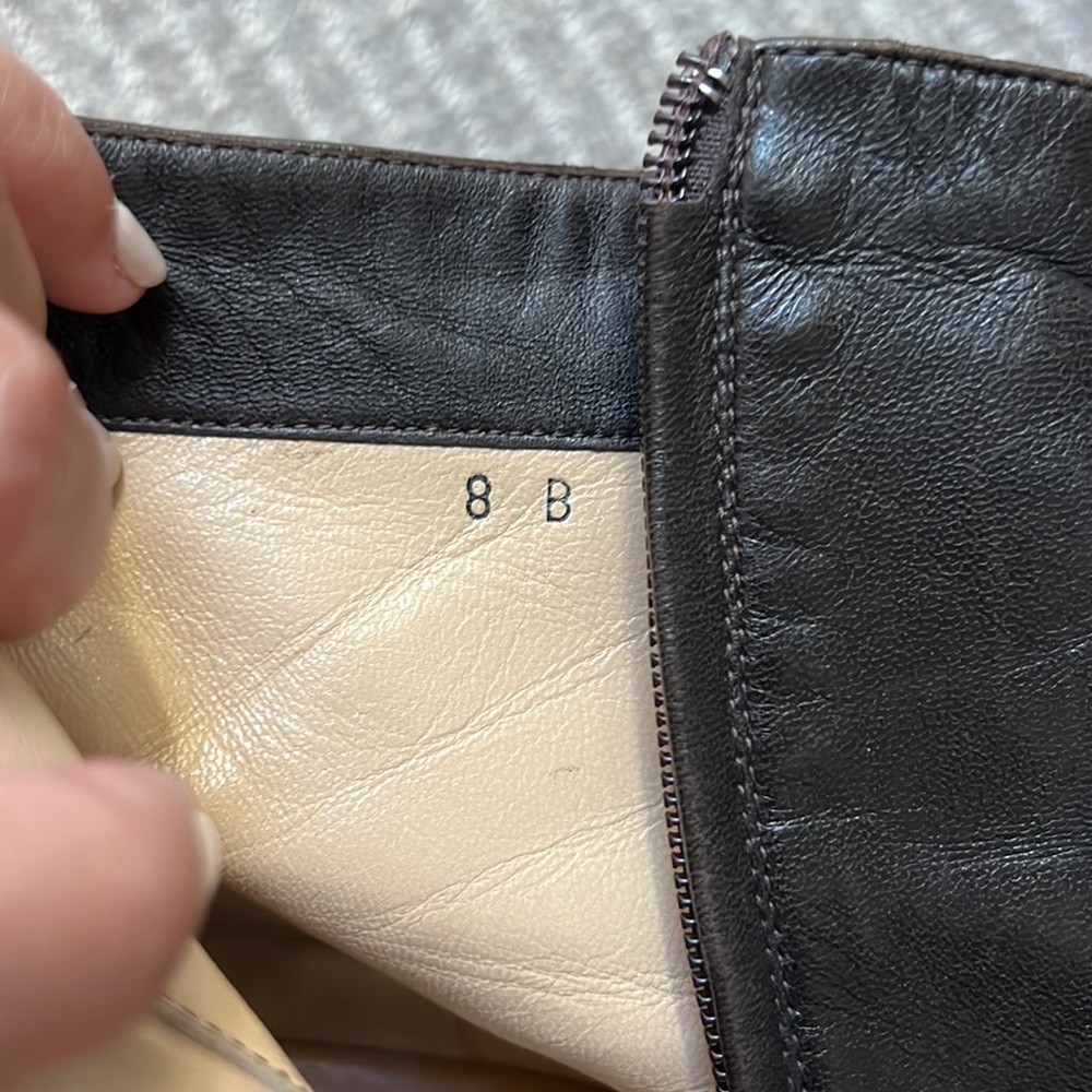 Vintage Chanel Brown Leather Bootie - Picture 7 of 16